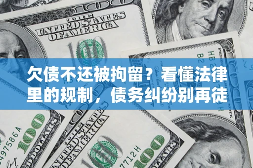 济南欠债不还被拘留？看懂法律里的规制，债务纠纷别再徒劳奔波