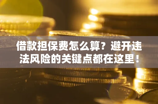 济南借款担保费怎么算？避开违法风险的关键点都在这里！