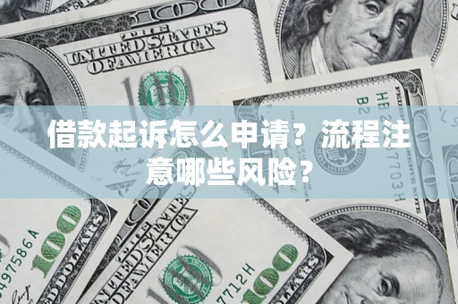 济南借款起诉怎么申请？流程注意哪些风险？